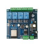 Herklotzn Güç kaynağı AC 220V/DC 5-30 V ESP32 WiFi Bluetooth Dört Yönlü Röle Modülü ESP32-WROOM Kayma Kartı 1/O Bağlantı Noktası