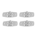 Herklotzn Marine 4 Parça Paslanmaz Çelik Kayış Menteşe Kapı Menteşesi Deniz Teknesi Yat İçin 76 X 38 Mm Rafting Tekne Aksesuarları, Tekne Marine Hatch Compartment Menteşesi Menteşeleri