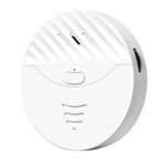 Herklotzn Tuya Akıllı WiFi Alarm Kapı ve Titreşim Sensörü Güvenlik Koruma Uyarısı ile Çalışır, Smart Life (Beyaz)