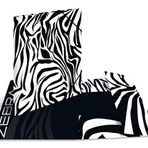 HERMA 19687 Dosya Dosyası DIN A4 Hayvan Baskılı Zebra 3'lü Set, Sağlam Karton, Baskılı İç Kapak ve Lastik Bantlı Düzenleme Dosyası Çocuklar, Erkek ve Kız Çocukları için Evrak Dosyası