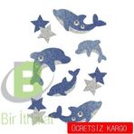 Herma Işıltılı Yunuslar Çocuk Etiketi