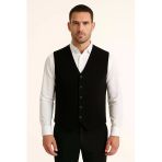 Herman Slim Fit Erkek Düğmeli Triko Yelek - 7461