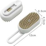 Hermione 3 In 1 Kedi Buhar Fırçası Elektrikli Kedi Tarakı Evcil Hayvan Masaj Tarakı Için Kediler Sprey Su Kedi Banyo Fırçaları Evcil Hayvan Bakım Malzemeleri kaki (Yurt Dışından)