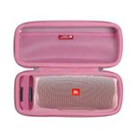 Hermitshell HERMIT SHELL JBL Charge 5 için Sert Seyahat Kılıfı - Taşınabilir Bluetooth Hoparlör (Pembe)