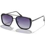 Hermod RC159S-002-56 Polarize Unisex Güneş Gözlüğü - Siyah