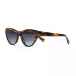 Hermossa Burcu Esmersoy X HM 1649 C2 Cat Eye Asetat Havana Kadın Güneş Gözlüğü