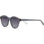 Hermossa Charles Hm 1743 C3 Gri Oval Unisex Güneş Gözlüğü - Şeffaf Gri