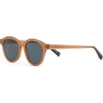 Hermossa Charles Hm 1743 C4 Turuncu Oval Unisex Güneş Gözlüğü - Şeffaf Kahverengi - Şeffaf