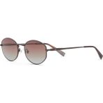 Hermossa Gabrielle Hm 1760 C2 Geometrik Unisex Güneş Gözlüğü - Kahverengi