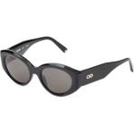 Hermossa Highbrow Hm 1640 C1 Siyah Oval Kadın Güneş Gözlüğü