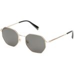 Hermossa HM 1632 C1 Geometrik Altın Siyah Unisex Güneş Gözlüğü