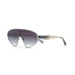 Hermossa Hm 1660 C1 138 Unisex Geometrik Gold Metal Güneş Gözlüğü