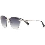 Hermossa HM 1704 C3 Cat Eye Gümüş Metal Kadın Güneş Gözlüğü