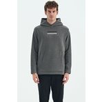 Hern Koyu Gri Erkek Polar Sweatshirt - 88301