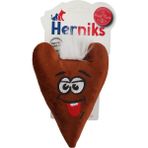 Herniks Matatabili Sesli Tüylü Kumaş Love 15 cm Kahverengi Kedi Oyuncağı