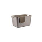 Herniks Tanos Yarı Açık Kedi Tuvaleti 54x40x32 - Bej