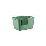 Herniks Tanos Yarı Açık Kedi Tuvaleti 54x40x32 - Yeşil
