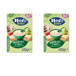 Hero Baby 2x400 gr Sütlü Meyveli 8 Tahıllı Kaşık Maması