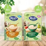 Hero Baby 2x400 gr Sütlü Meyveli 8 Tahıllı + Sütlü Ballı İrmikli Kaşık Maması