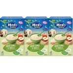 Hero Baby 3x200 gr Gece Sütlü Elmalı 8 Tahıllı Kaşık Maması