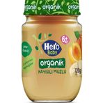 Hero Baby 6x120 gr Organik Kayısılı Muzlu Kavanoz Maması