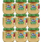 Hero Baby 9x120 gr Organik Elmalı Kavanoz Maması