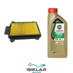 Hero Dash 110 Castrol Yağ Ve Hava Filtre Bakım Seti Bs0002