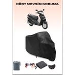 Hero Duet Vx 110 Uyumlu Siyah Motorsiklet Branda, Motor Örtüsü