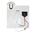 Hero Led 12v Ayna Arkası Dokunmatik Anahtar 2 Tuşlu Buhar Çözücü On-off Dimmer + Rezistans Beyaz