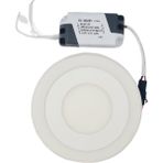 Hero Led 3 + 3 Watt LED Spot Beyaz Kasa Çift Renk (Beyaz Işık ve Mavi) HL-6021BM ( 2 Adet )
