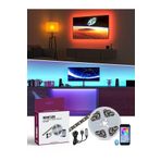 Hero Led 3 Mt USB TV Monitör Arkası Bluetooth Rgb Şerit Led Set 16 Renkli Dekoratif Aydınlatma HL-1014S