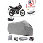 Hero T- Branda Gri Arka Çanta Uyumlu(Topcase) Motosiket Brandası Motor Örtüsü Çadır Su Geçirmez Motosiklet Kılıfı Motor Brandası,lastikli,taşıma Torbalı