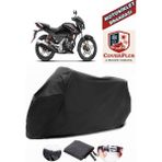Hero T- Siyah Motorsiket Brandası Motor Örtüsü Çadır Su Geçirmez Motosiklet Kılıfı Motor Brandası - Siyah- Arka Çanta UYUMSUZ