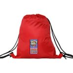 Hero Tasarım 90'lar - Ipli Spor Sırt Çantası - Günlük - Okul 35*46CM One Size | INN1011 - Kırmızı