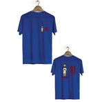 Hero Tasarım BLL1208 Alisson Becker Lacivert Bisiklet Yaka Kısa Kollu Unisex T-shirt