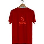 Hero Tasarım BLL1419 23 Nisan Bisiklet Yaka Kısa Kollu Bordo T-shirt