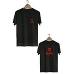Hero Tasarım BLL1419 23 Nisan Ön Arka Baskılı Kapüşonlu Siyah Sweatshirt
