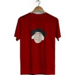 Hero Tasarım BLL194 Ali Şen Bordo Yeşilçam Bisiklet Yaka Kısa Kollu Unisex T-shirt