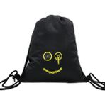 Hero Tasarım Hero tasarım Bisiklet Parçaları Gülen Yüz - Ipli Spor Sırt Çantası - Günlük - Okul 35*46CM One Size | INN1066 - 000-Siyah - Standart