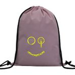 Hero Tasarım Hero tasarım Bisiklet Parçaları Gülen Yüz - Ipli Spor Sırt Çantası - Günlük - Okul 35*46CM One Size | INN1066 - Pembe - Standart