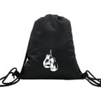 Hero Tasarım Hero tasarım Boks Eldiveni - Ipli Spor Sırt Çantası - Günlük - Okul 35*46CM One Size | INN1002 - 000-Siyah - Standart