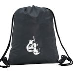 Hero Tasarım Hero tasarım Boks Eldiveni - Ipli Spor Sırt Çantası - Günlük - Okul 35*46CM One Size | INN1002 - Gri - Standart