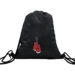 Hero Tasarım Hero tasarım Boks Eldiveni - Ipli Spor Sırt Çantası - Günlük - Okul 35*46CM One Size | INN1017 - 000-Siyah - Standart