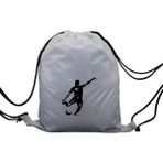 Hero Tasarım Hero tasarım Futbolcu - Ipli Spor Sırt Çantası - Günlük - Okul 35*46CM One Size | INN1001 - Beyaz - Standart