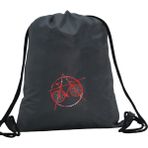 Hero Tasarım Hero tasarım Geometrik Bisiklet Baskılı - Ipli Spor Sırt Çantası - Günlük - Okul 35*46CM One Size | INN1063 - Gri - Standart