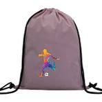 Hero Tasarım Hero tasarım Renkli Futbolcu - Ipli Spor Sırt Çantası - Günlük - Okul 35*46CM One Size | INN1019 - Pembe - Standart