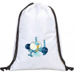 Hero Tasarım Hero tasarım Son Tekrar - Ipli Spor Sırt Çantası - Günlük - Okul 35*46CM One Size | INN1008 - Beyaz - Standart