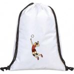 Hero Tasarım Hero tasarım Voleybol - Ipli Spor Sırt Çantası - Günlük - Okul 35*46CM One Size | INN1006 - Beyaz - Standart