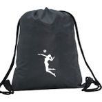 Hero Tasarım Hero tasarım Voleybolcu - Ipli Spor Sırt Çantası - Günlük - Okul 35*46CM One Size | INN1005 - Gri - Standart