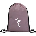Hero Tasarım Hero tasarım Voleybolcu - Ipli Spor Sırt Çantası - Günlük - Okul 35*46CM One Size | INN1005 - Pembe - Standart